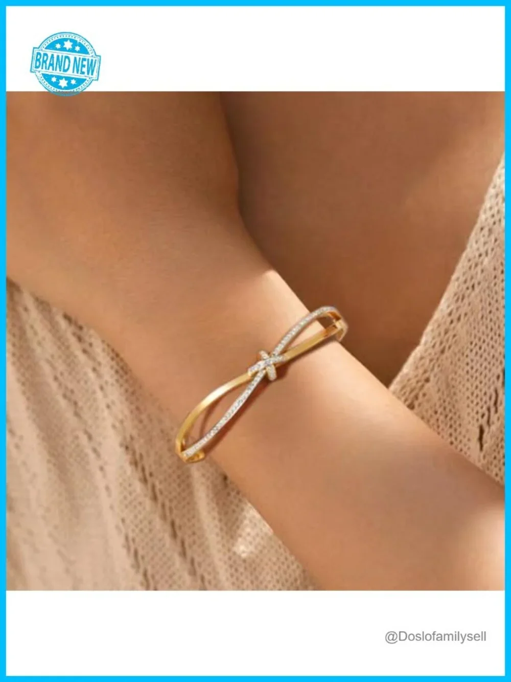 Personalized Cubic Zirconia Love Bangle Bracelet Stainless Steel